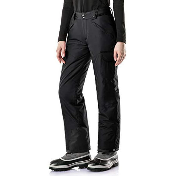 TSLA Womens Snow Pants Windproof Ski Insulated Water-Repel Rip-Stop Bottoms 